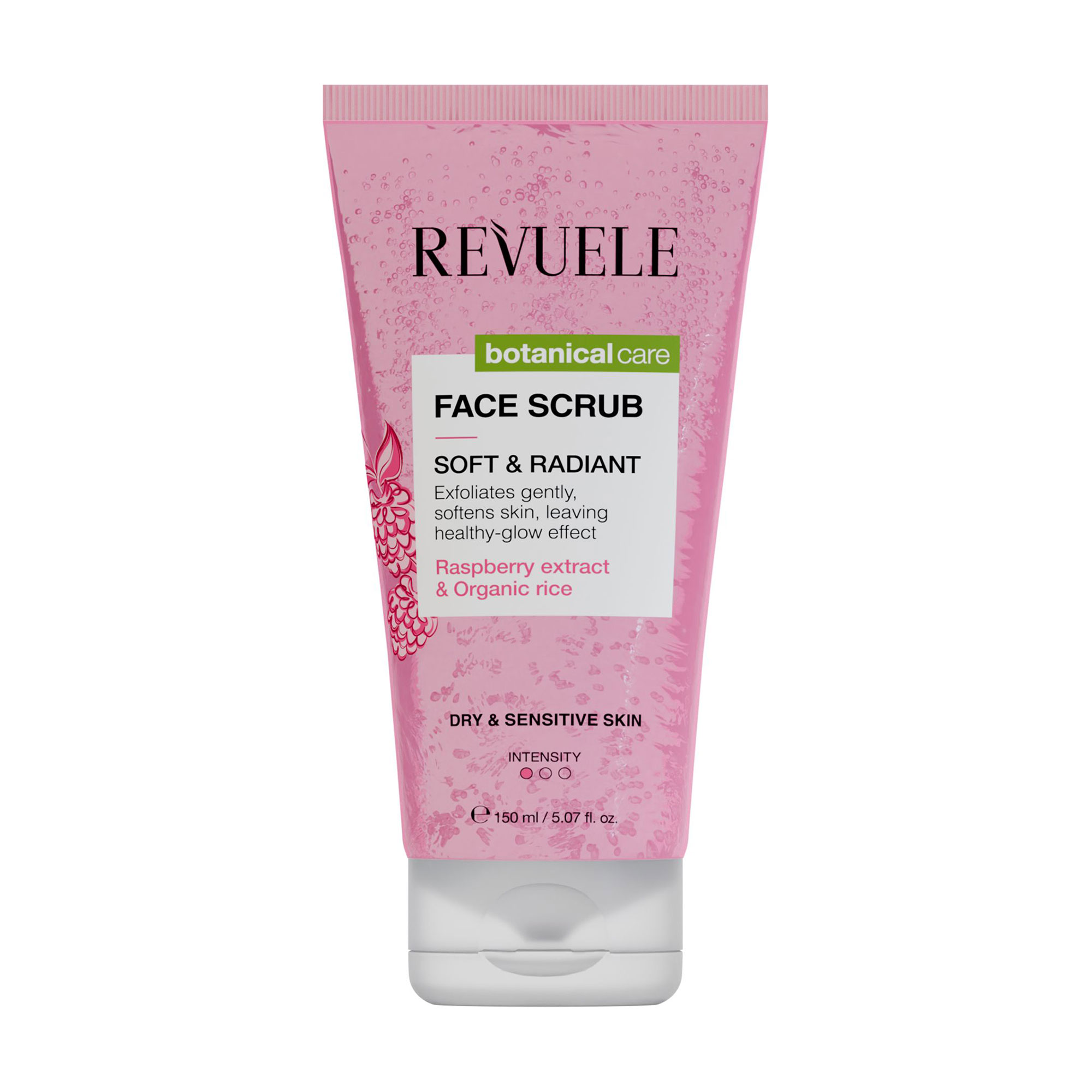 Скраб для обличчя Revuele Botanical Care Soft &amp; Radiant Face Scrub для сухої та чутливої шкіри, 150 мл